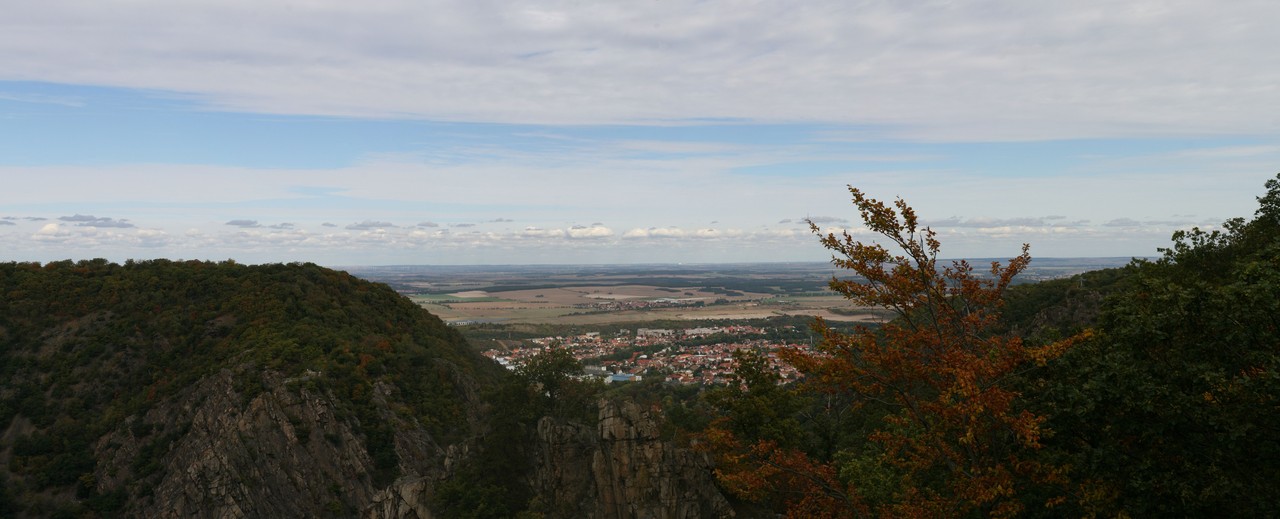 Blick von der Viershöhe auf Thale
