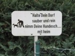 Halte dein Dorf sauber und rein ...