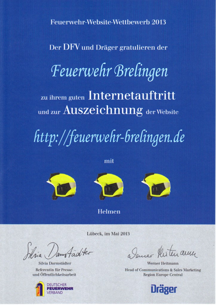 3 Helme für Inertentauftritt