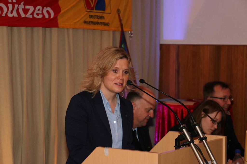 Die stellvertretende Bürgermeisterin der Wedemark, Rebecca Schamber