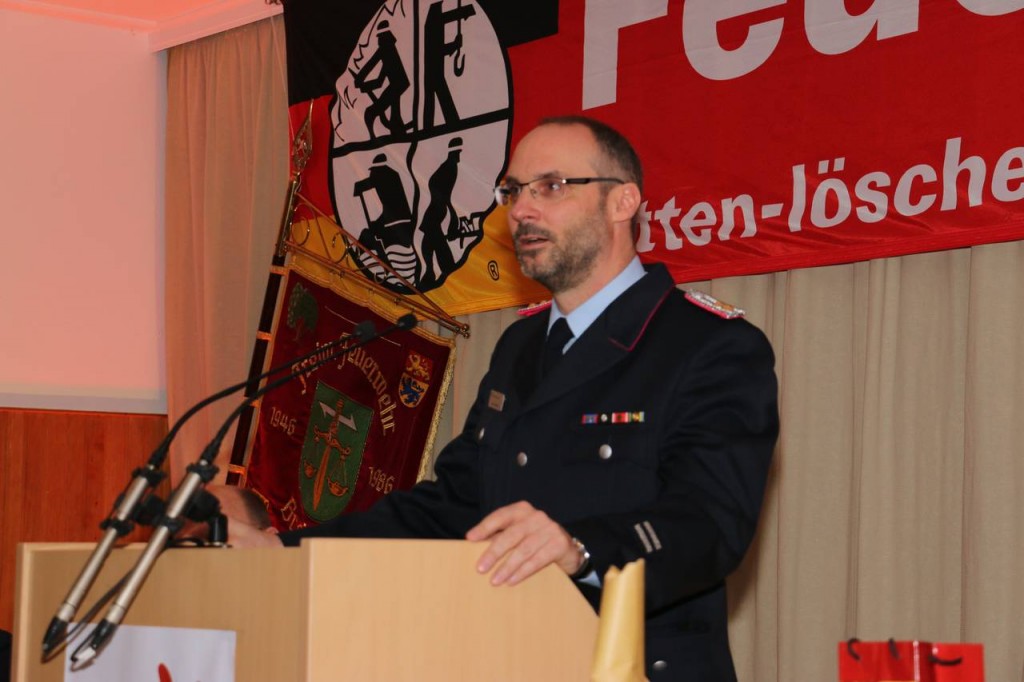 Der stellvertretende Gemeindebrandmeister Jens Kahlmeyer